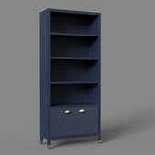 elsa dreams bookshelf with back wall loft-concept 2