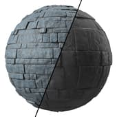 D315 Stone wall Materials | Sbsar Seamless PBR 4k