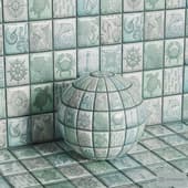texture of the sea tile
