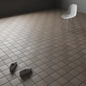 square, shallow, tricolor tiles