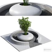 Modern Courtyard 02 | PBR | 4k | Midpoly