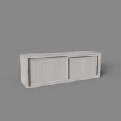 low cabinet with wooden doors, art. 376, 1400x465nx390, beige