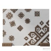 Wall panels headboard Russian ornament 027