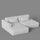 loft modern with an ottoman with an ear