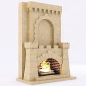 marble fireplace