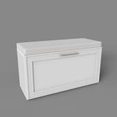 montreal bedside table with seat