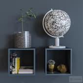 decorative set, shelves