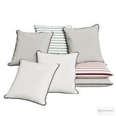 Pillows with edging