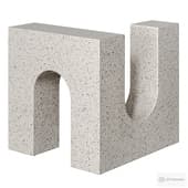 brick sculpture by kristina dam studio