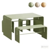 tube out door table