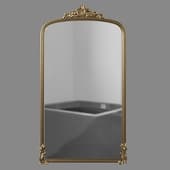 mirror in an arched carved gold frame excellence
