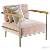 Customizable Modern Armchair Avenida Mexico
