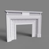 plaster portal for fireplace lepgrand no. 14