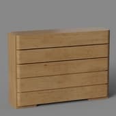chest of drawers with ten drawers in minimalist style