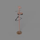momentos m walnut marble emperador floor hanger