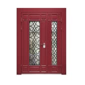 double-leaf door to the cottage
