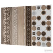 wall panels headboard russian ornament 024