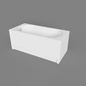 nike rectangular bathtub 150x70