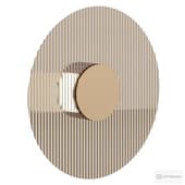 Button sconce by Baxter