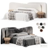 gaspra modern bed by elmalek furniture || double bed
