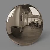 mirror pn-01, diameter - 140 cm (02)