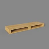 low, large shelf, art. 373, 1400 x 130h x 390