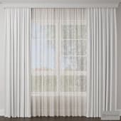 curtain 32/ white tulle curtains with print