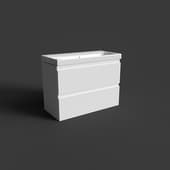 cabinet under the sink, suspended, moduo slim 80