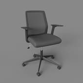 nasia office chair in black