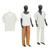 loose clothes on a mannequin.