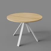 dining table ø100 alaska 2