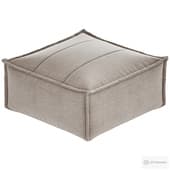 Dolce Outdoor Footstool, Grey