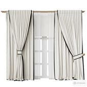 curtains with edging 066