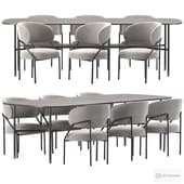 Isetta dining set molteni