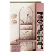 shelving with a workplace for a children's room 19