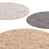Chic faux fur rug