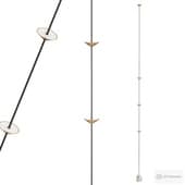 OLD BRANCH Lysandra Sleek Copper Scandinavian Floor Lamp
