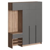 closet in the hallway