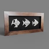 panel three wishes (wenge frame) bd-103459