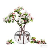 apple tree branches in a vase