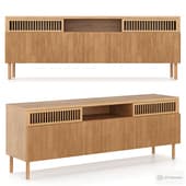 Oak TV stand, Bilbao oak color LA REDOUTE INTERIEURS Art. 5780632 / GJE359