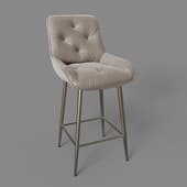 joely bar semi-bar stool (65), brown - champagne