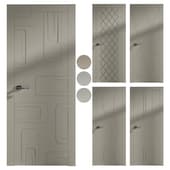 set of interior doors colore design by vintage