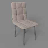 olys chair, newtone brown velour, metal