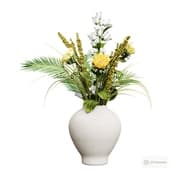 a bouquet of wildflowers in a vase.
