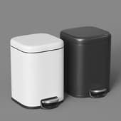 trash can with pedal, 6 l smart solutions