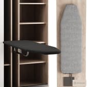 built-in ironing board rocket