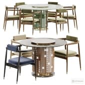 GARDNER Chair, Dining Table Kirk