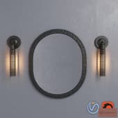 Suhon mirror made of Black Steel