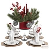 new year's table setting
